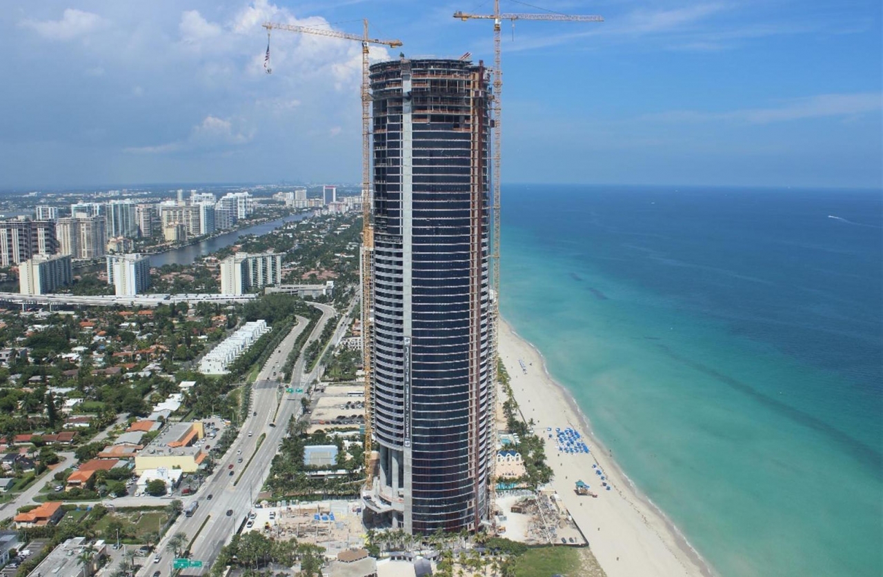 Porsche Design Tower Miami Topped Off
