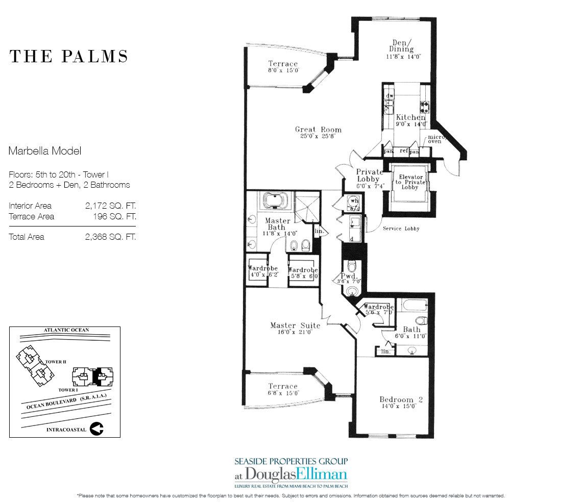 The Palms Floor Plans Luxury Oceanfront Condos in Fort Lauderdale