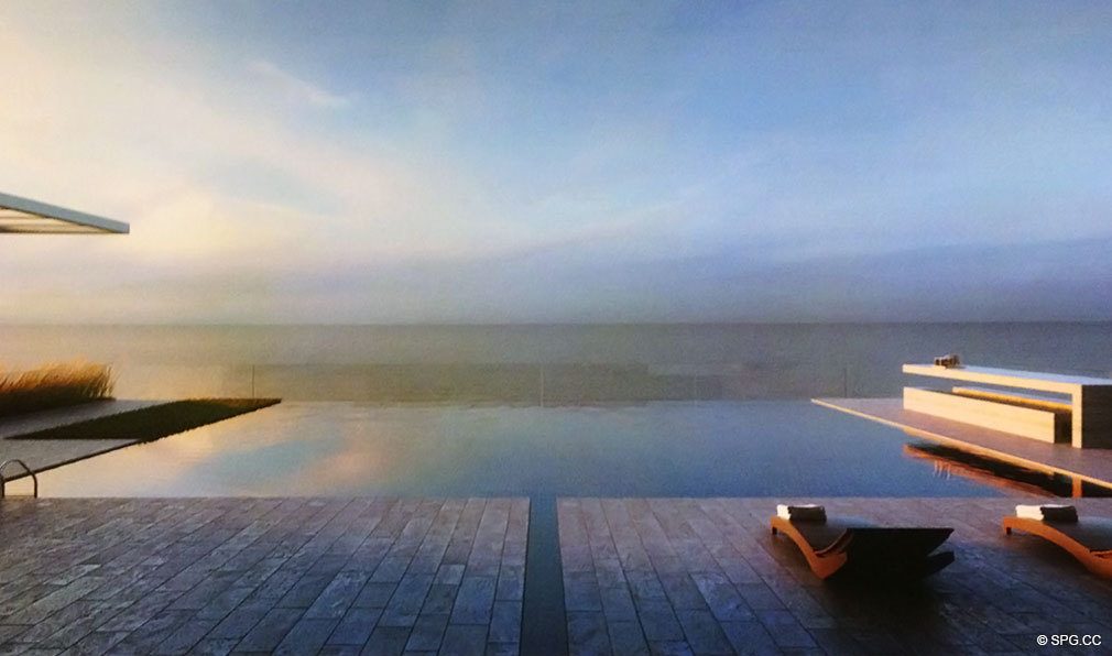 Frente a la playa piscina en 321 Océano, Luxury Oceanfront Condominiums Situado a 321 Ocean Drive, Miami Beach, FL 33139