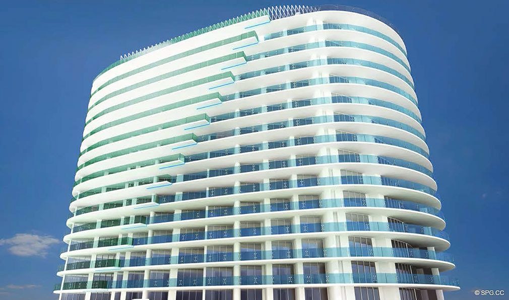 Another View of Paramount, Luxury Oceanfront Condominiums Located at 700 N Atlantic Blvd, Ft Lauderdale, FL 33304