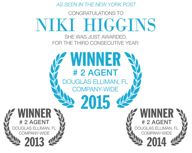 Niki Higgins Awarded Top-Producing Agent 