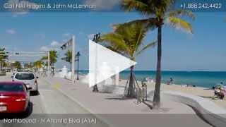 Driving Tour of Fort Lauderdale Beach, Florida