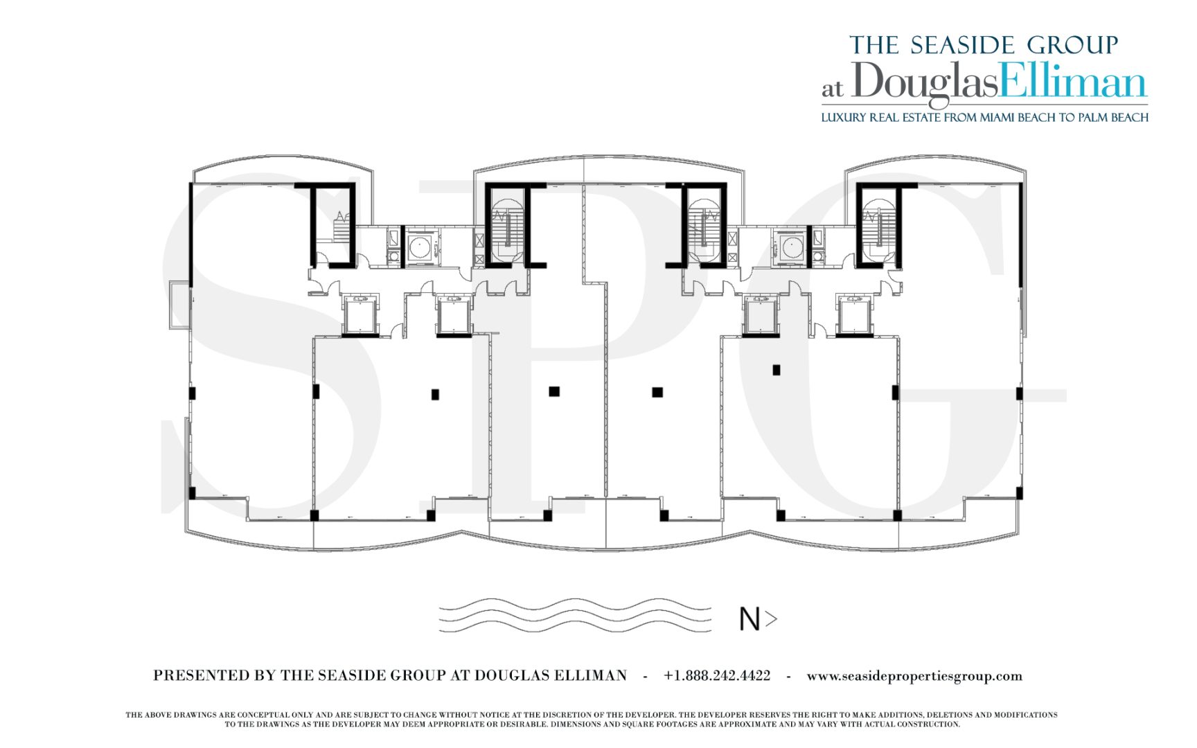Siteplan for Solemar, Pompano Florida 33062