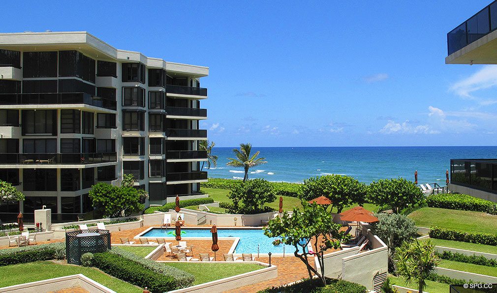 Direct Ocean Views from Oasis, Luxury Oceanfront Condos in Palm Beach, Florida 33480