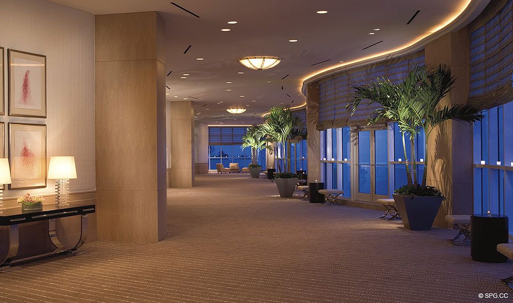 Superb Common Areas inside the Ritz-Carlton Residences, Luxury Oceanfront Condos in Fort Lauderdale