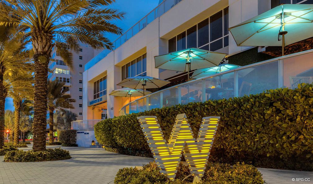Beachfront Exterior at The W Fort Lauderdale, Luxury Oceanfront Condos in Fort Lauderdale, 33304
