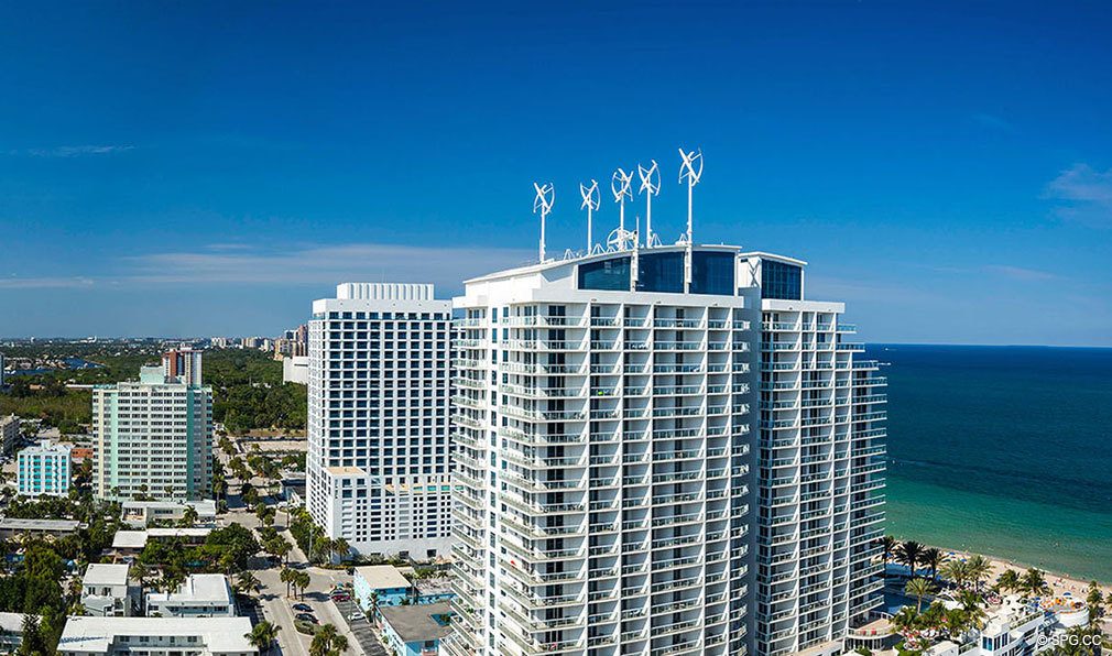 Northern Views from The W Fort Lauderdale, Luxury Oceanfront Condos in Fort Lauderdale, 33304