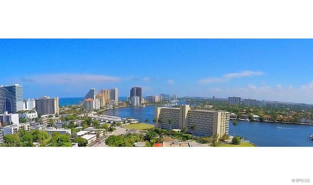 Southern Penthouse View from The Wave on Bayshore, Luxury Seaside Condos in Fort Lauderdale, Florida 33304