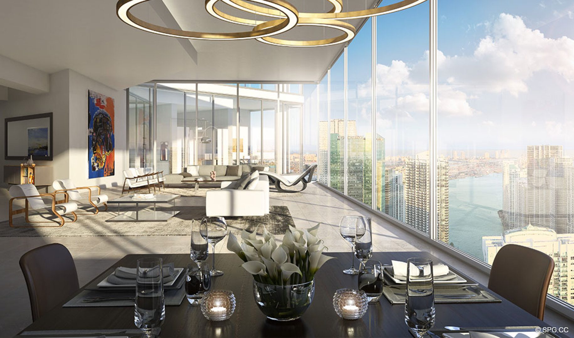 Residence Design at One River Point, Luxury Waterfront Condos in Miami, Florida 33130