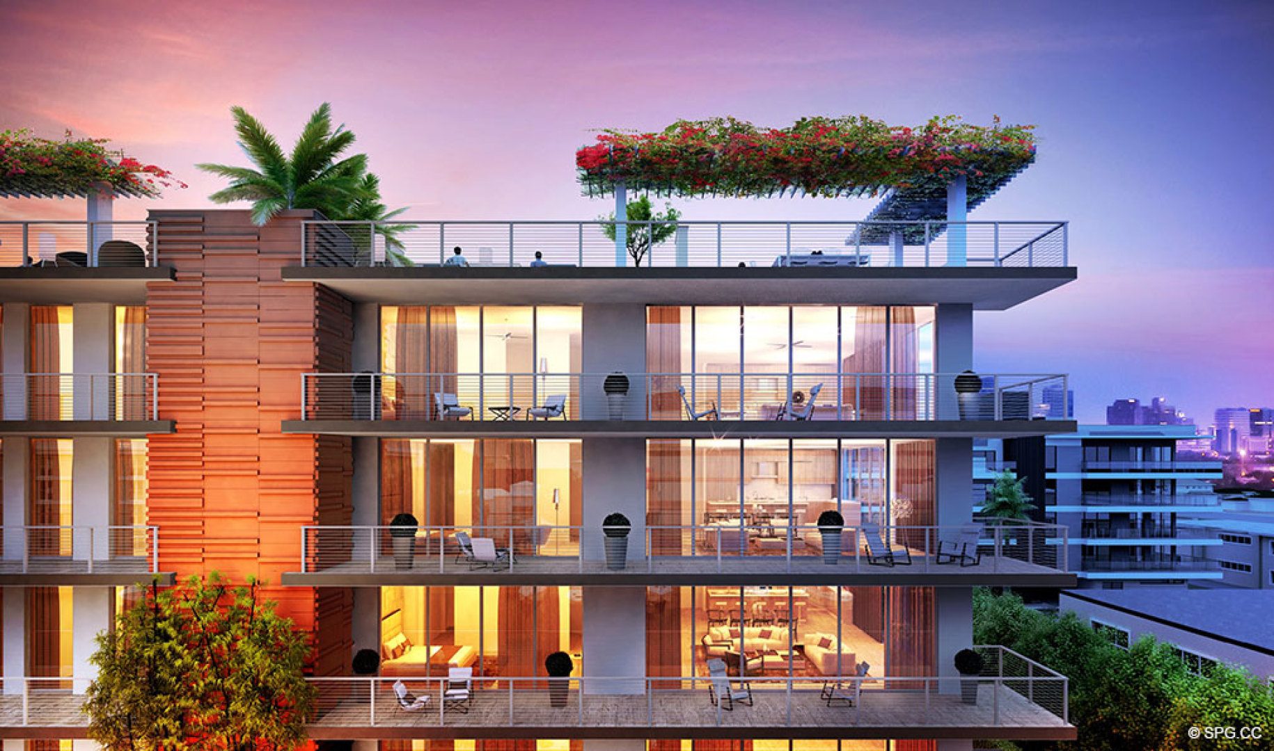 Floor to Ceiling Glass Residences at AquaMar Las Olas, Luxury Waterfront Condos in Fort Lauderdale, Florida 33301