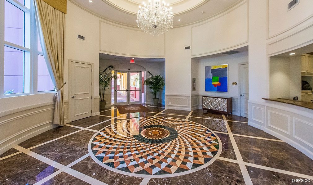 Tower I Lobby at The Palms, Luxury Oceanfront Condos in Fort Lauderdale 33305