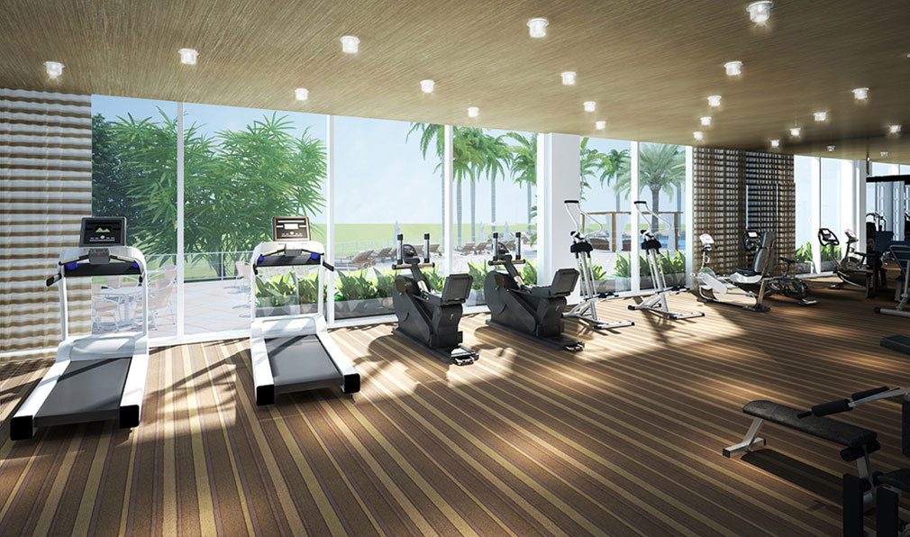 Fitness Center inside Akoya Boca West, Luxury Condos in Boca Raton, Florida 33432