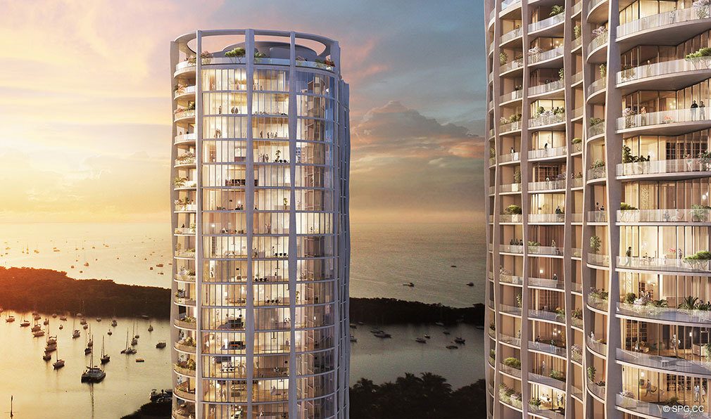 Twin Towers at Park Grove, Luxury Waterfront Condos in Miami, Florida 33133