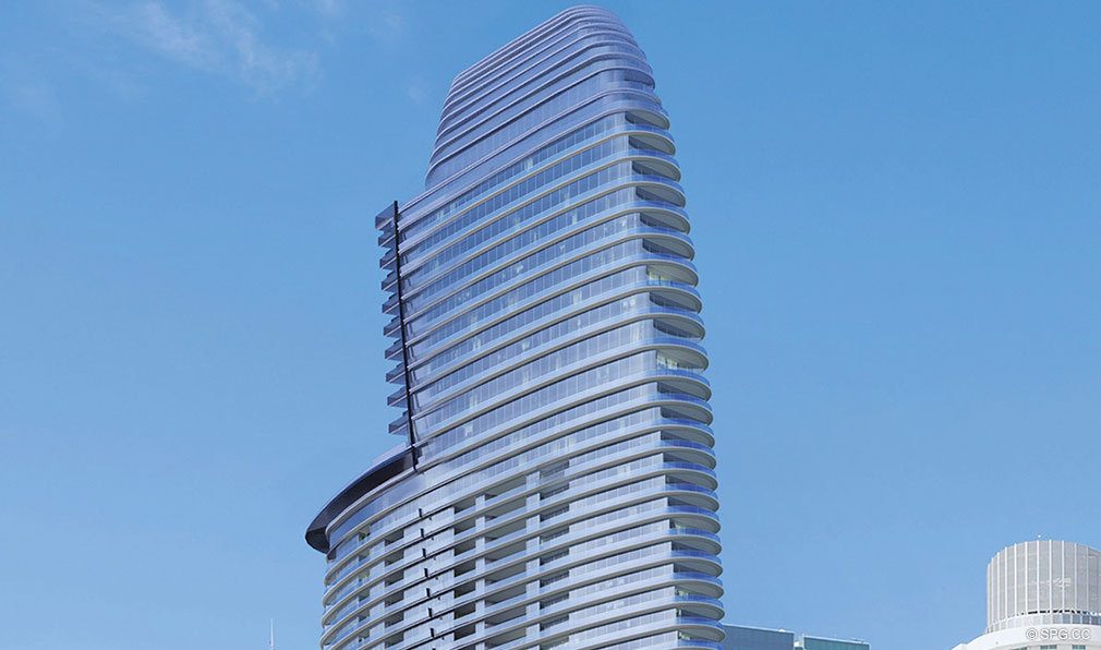 The Top of Aston Martin Residences, Luxury Waterfront Condos in Miami, Florida 33131