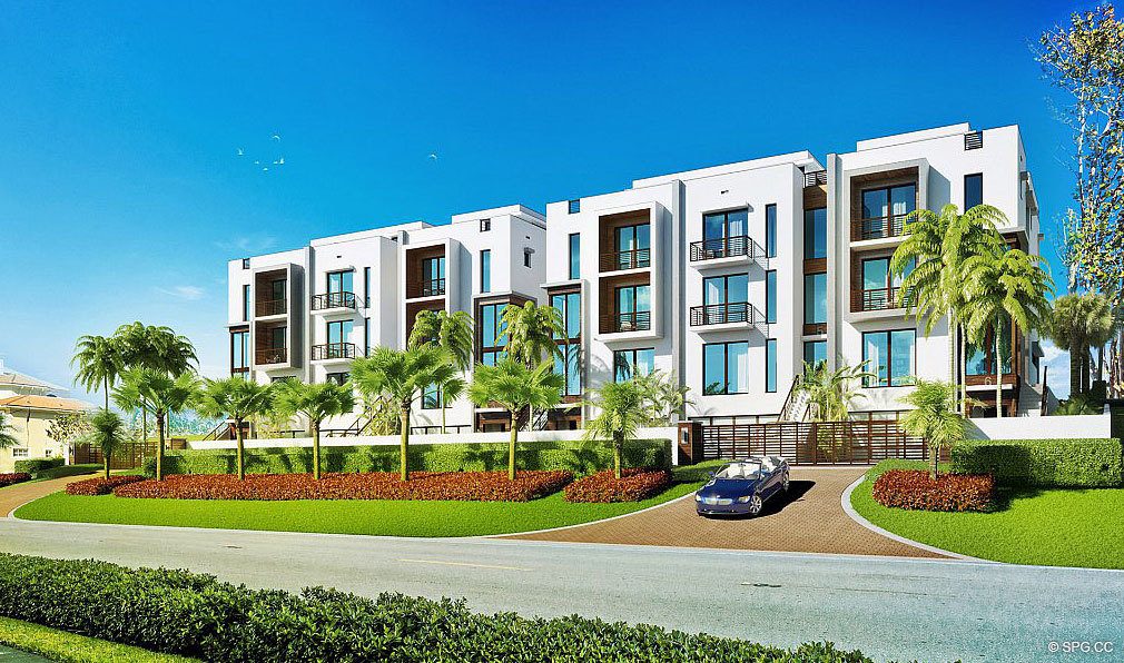 Street View of 3621 South Ocean, Luxury Oceanfront Townhomes in Highland Beach, Florida 33487