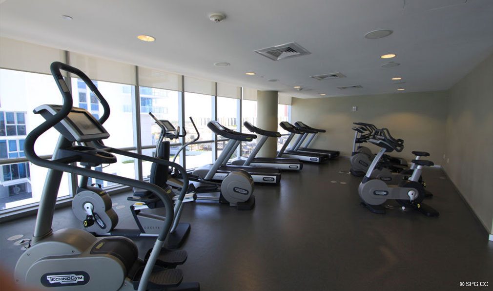 Fitness Center at Jade Ocean, Luxury Oceanfront Condos, Sunny Isles Beach, Florida 33160