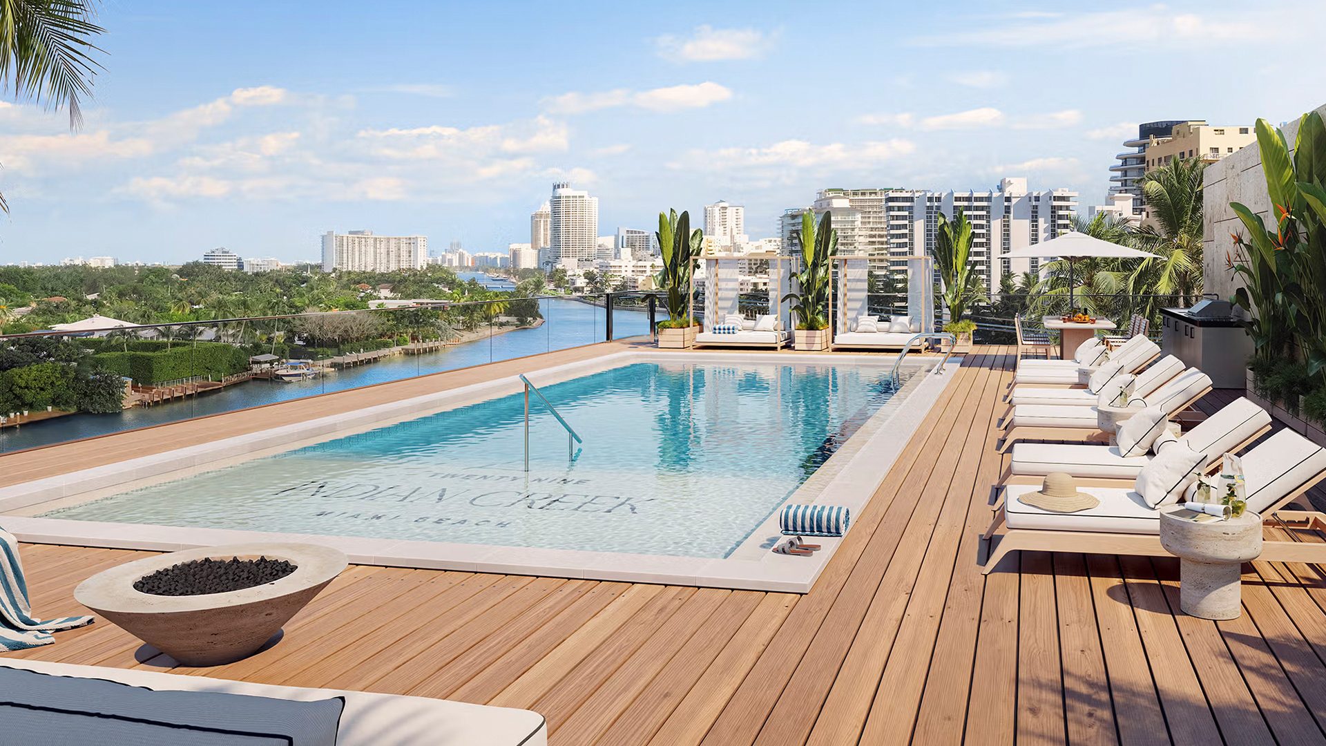 29 Indian Creek Miami Beach Pool