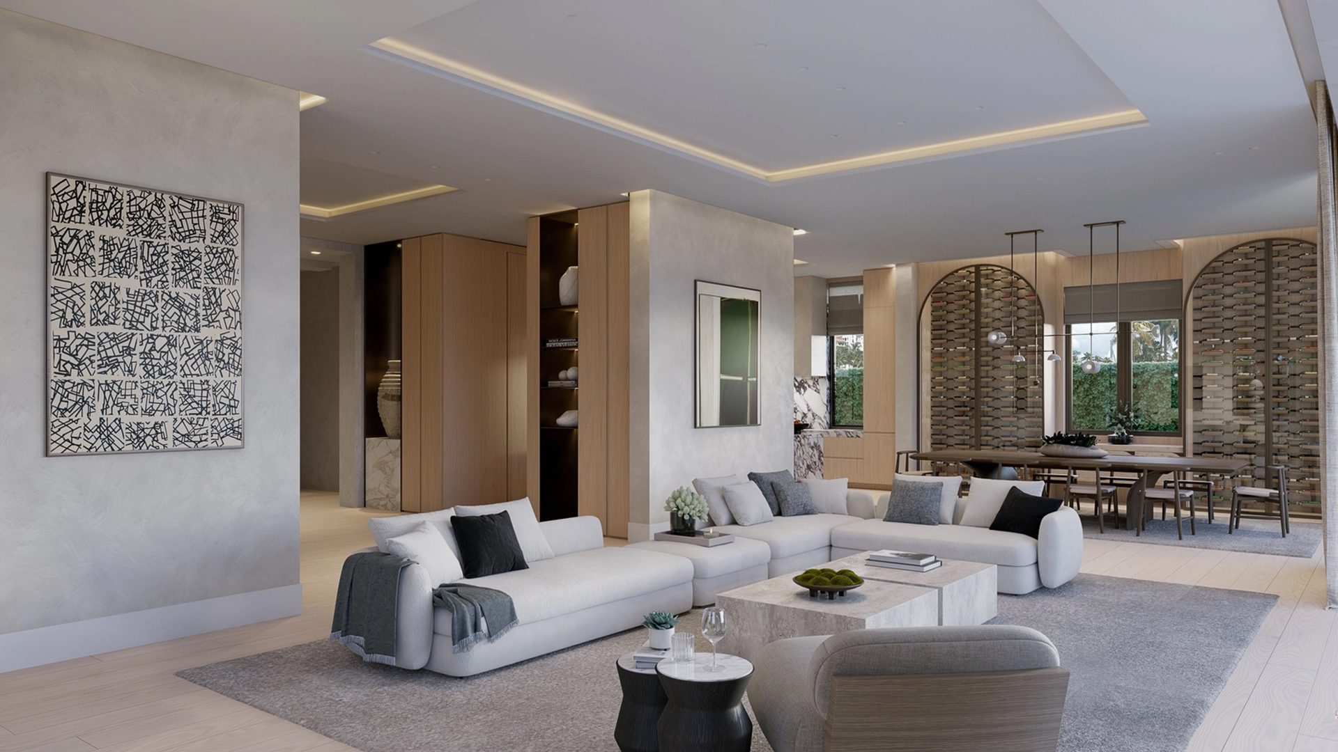 The Mansions on Fisher Island Living Room
