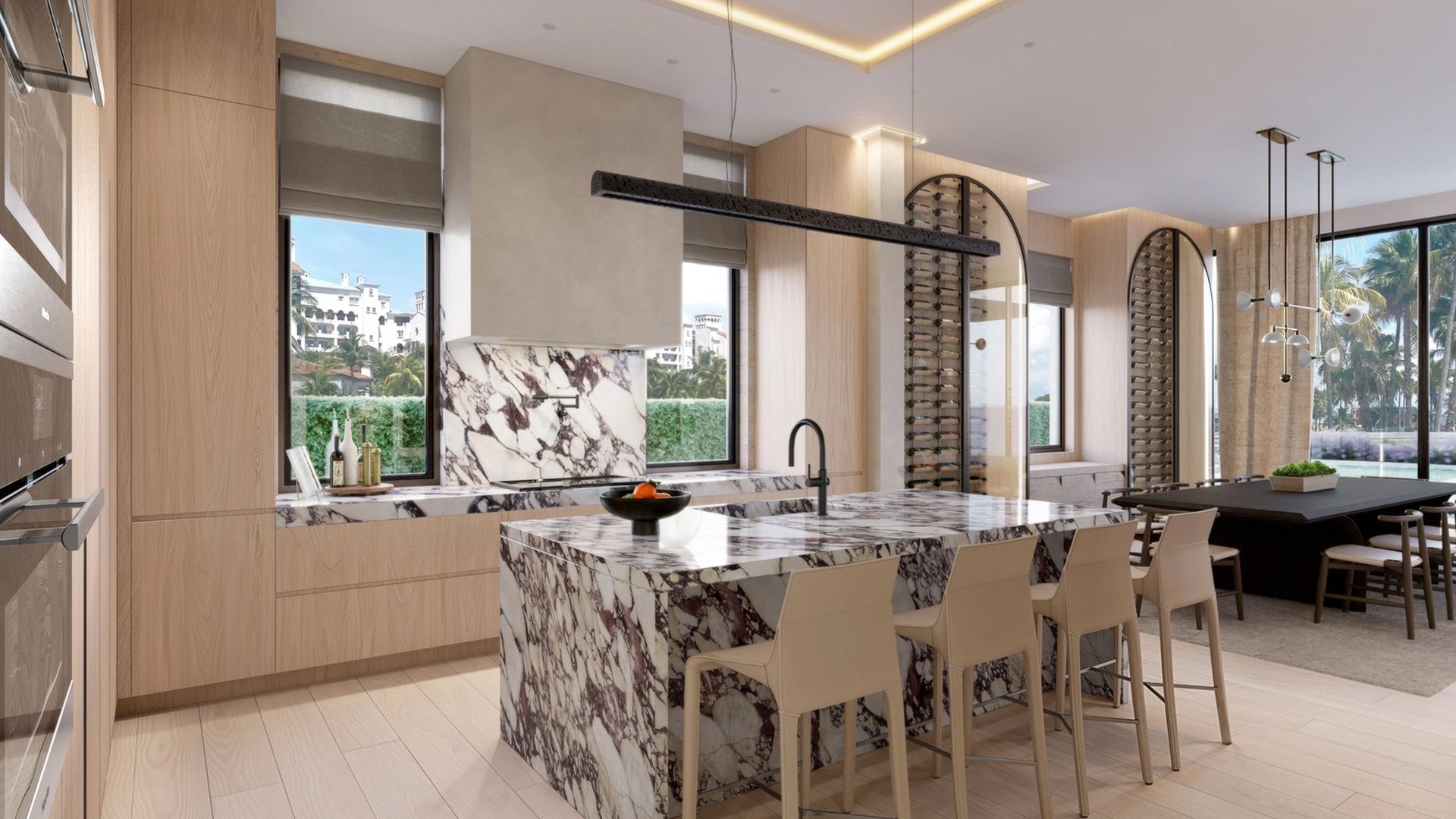 The Mansions on Fisher Island Kitchen