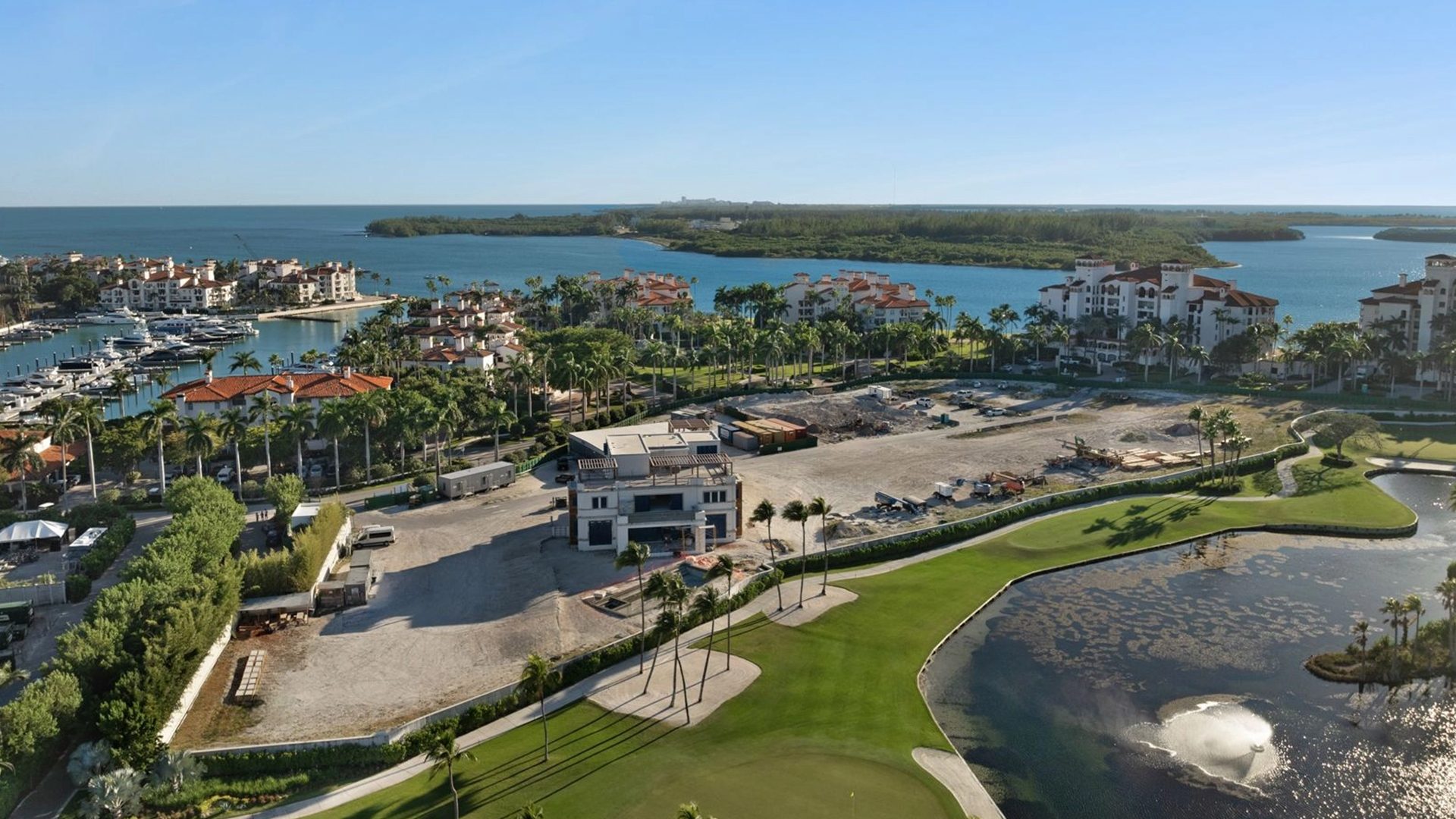 The Mansions on Fisher Island Construction Site