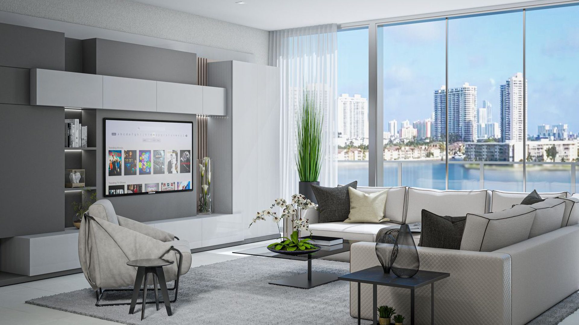 Tal Aventura Condominiums Living Room 2