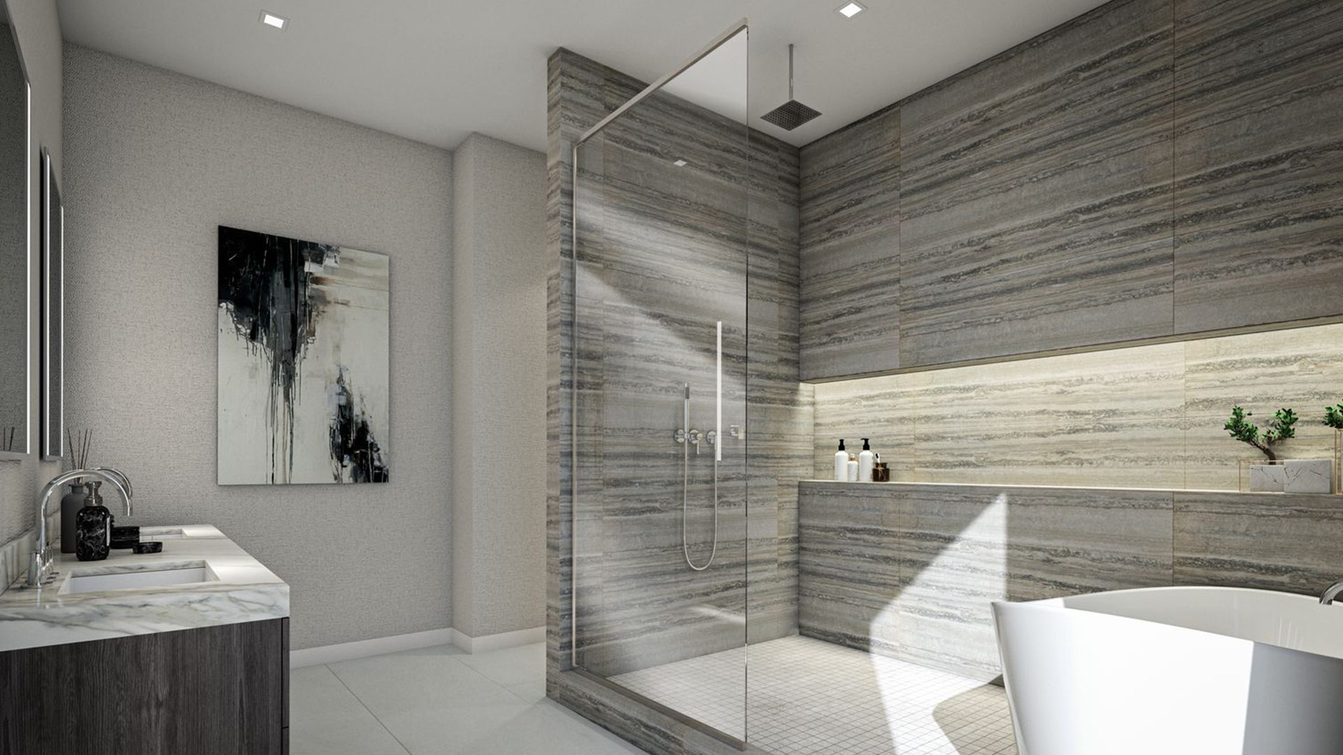 Tal Aventura Condominiums Bath Room