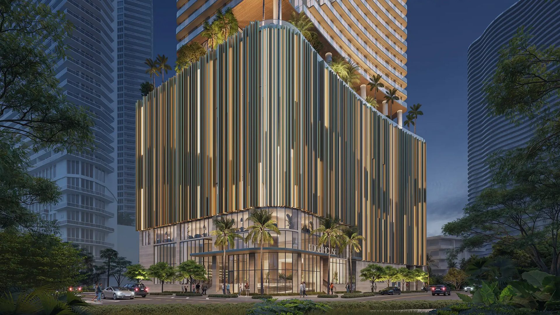 Edge House Residences Miami Podium