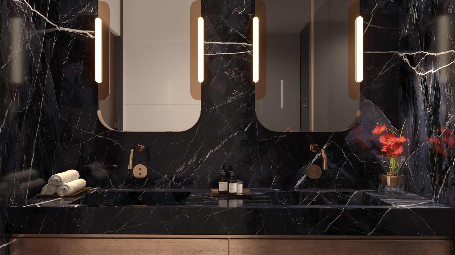 E11EVEN Club Residences Beyond Bathroom