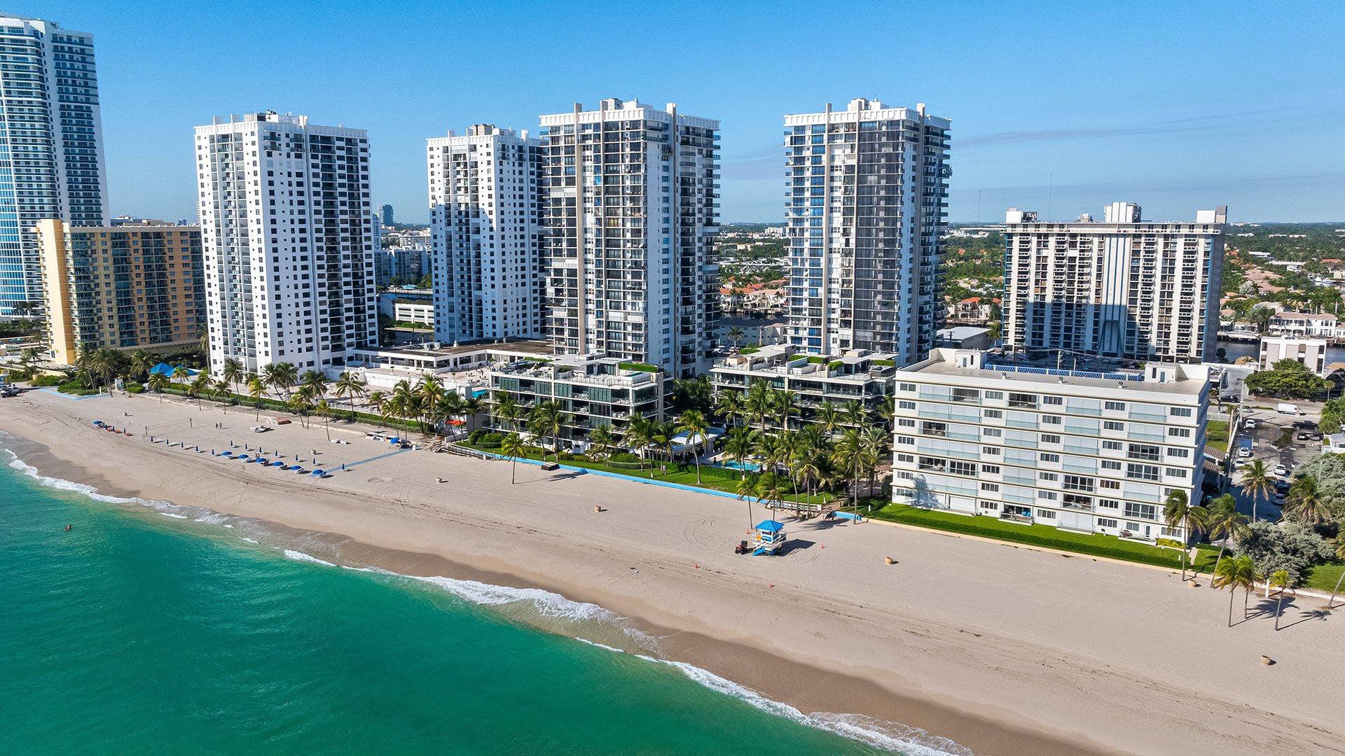 Sage Beach Hollywood Aerial 3