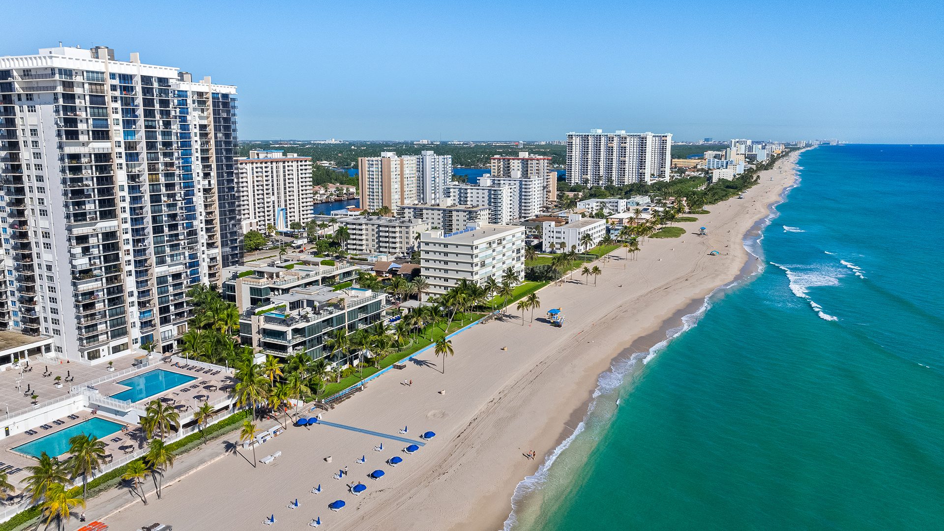 Sage Beach Hollywood Aerial 5