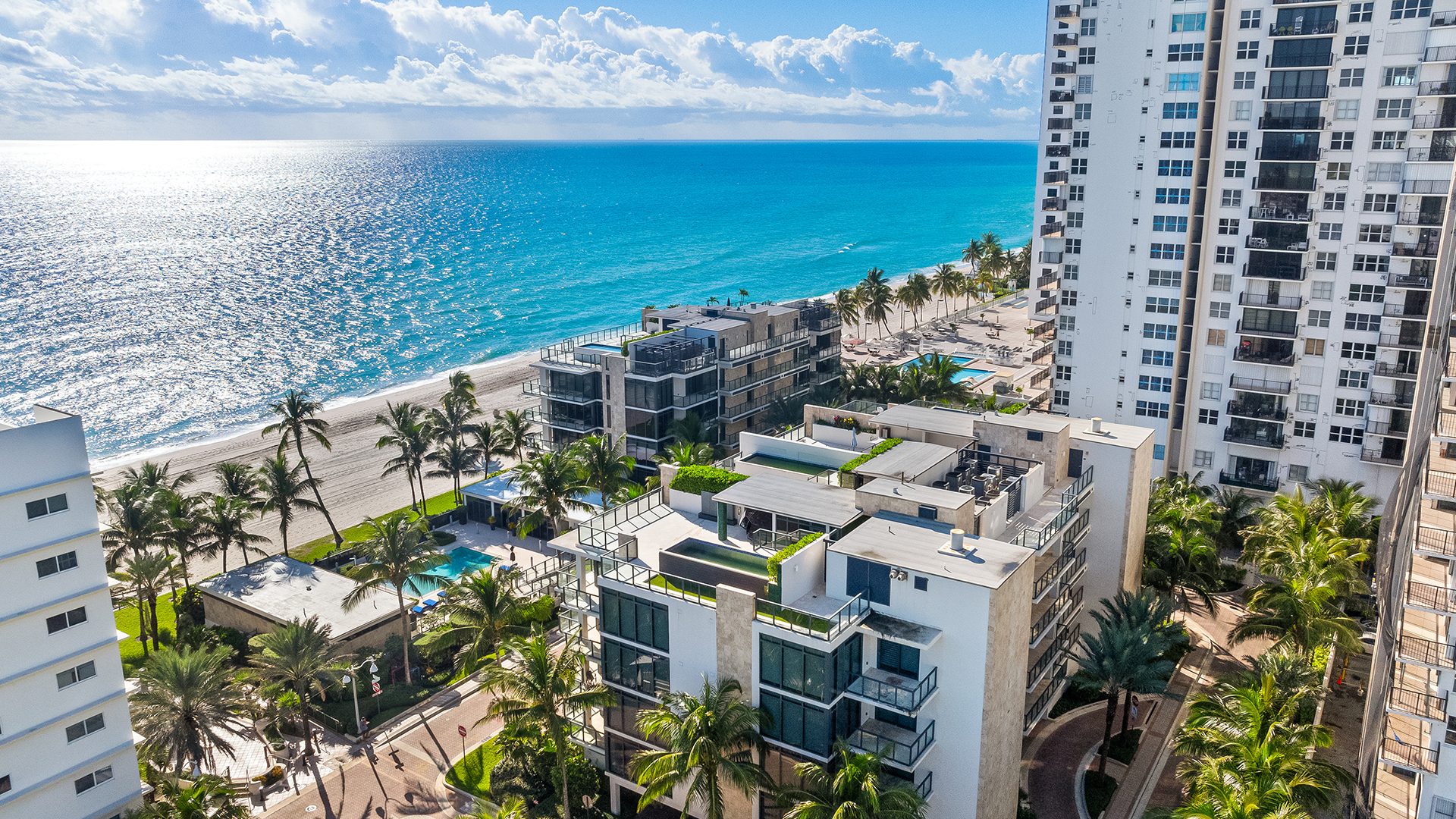 Sage Beach Hollywood Aerial 9