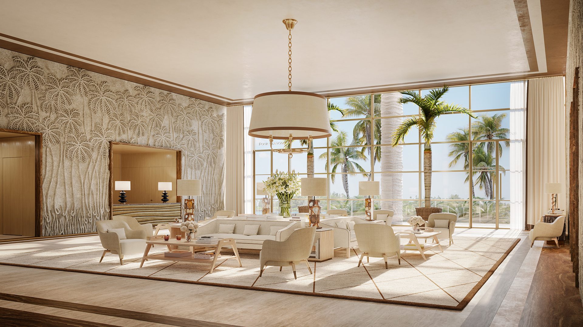 Four Seasons Coconut Grove Lobby View