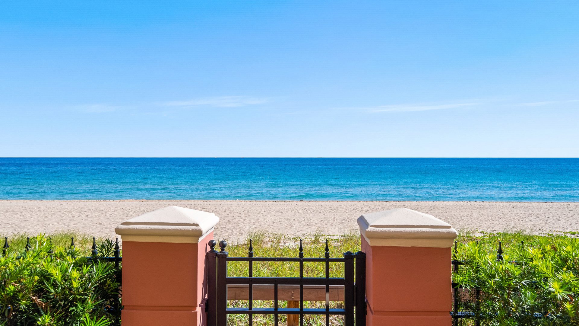 Luxury Oceanfront Villa IV at The Palms The Palms Condominiums Rear Exterior View 1