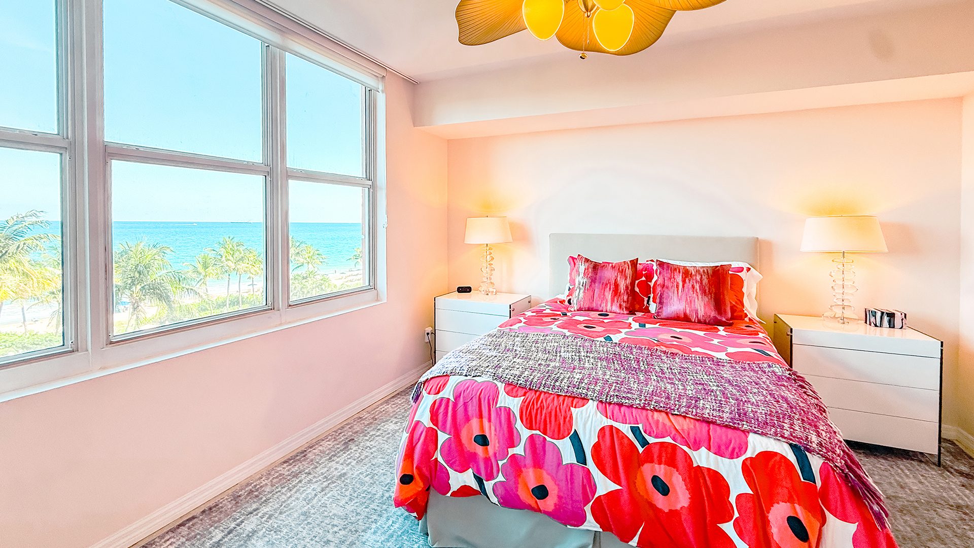 Kitchen and Breakfast Area Inside Residence 6C, Tower I at The Palms, Luxury Oceanfront Condominiums Fort Lauderdale, Florida 33305