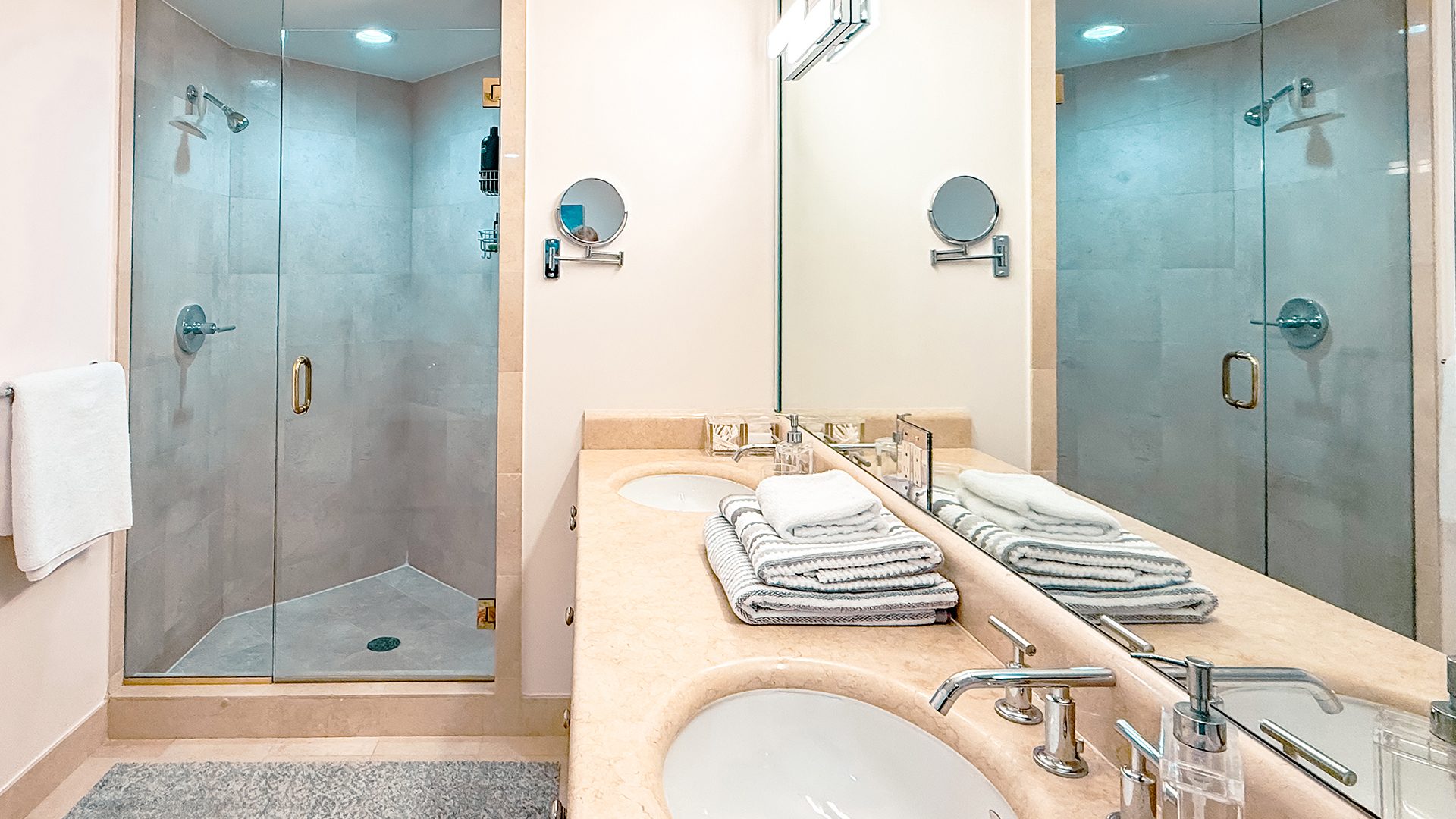 Guest Bedroom Inside Residence 6C, Tower I at The Palms, Luxury Oceanfront Condominiums Fort Lauderdale, Florida 33305