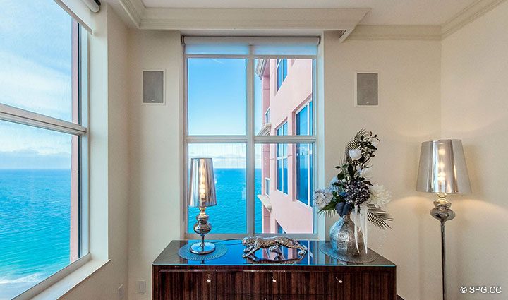 Ocean Views Abound from Penthouse Residence 26A, Tower I at The Palms, Luxury Oceanfront Condos in Fort Lauderdale, Florida 33305.