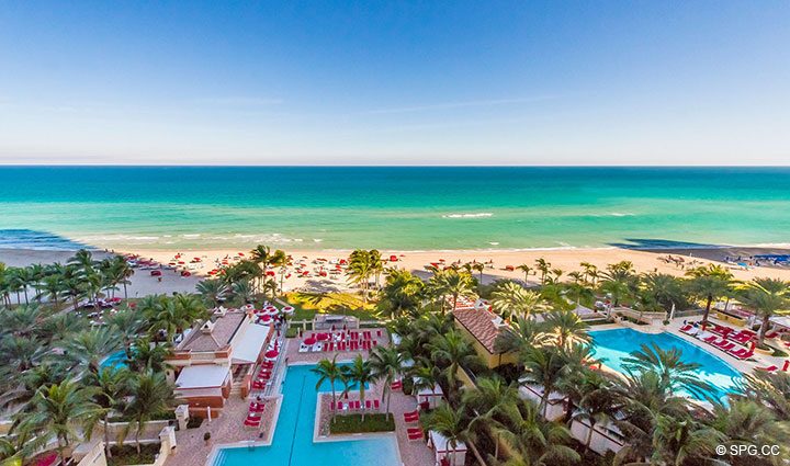 Gorgeous Beachfront Views from Residence 1106 at Acqualina, Luxury Oceanfront Condominiums in Sunny Isles Beach, Florida 33160