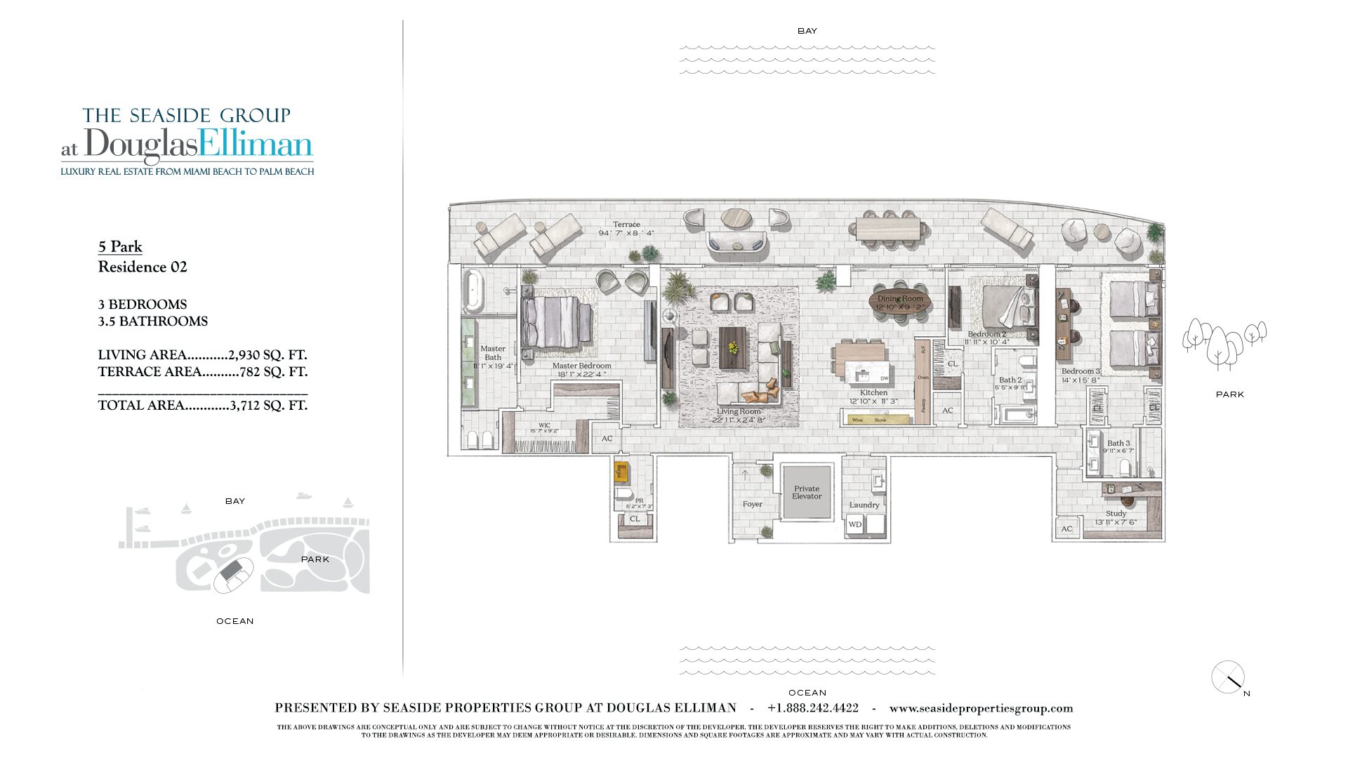Floorplan for Residence 02 Five Park