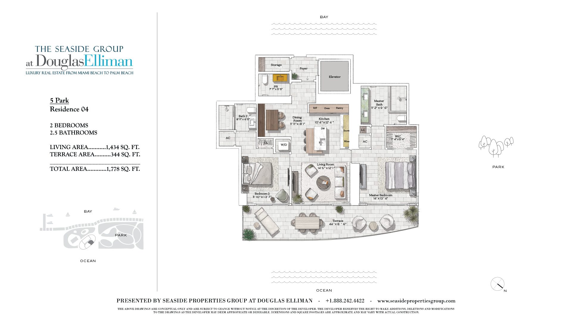 Floorplan for Residence 04 Five Park