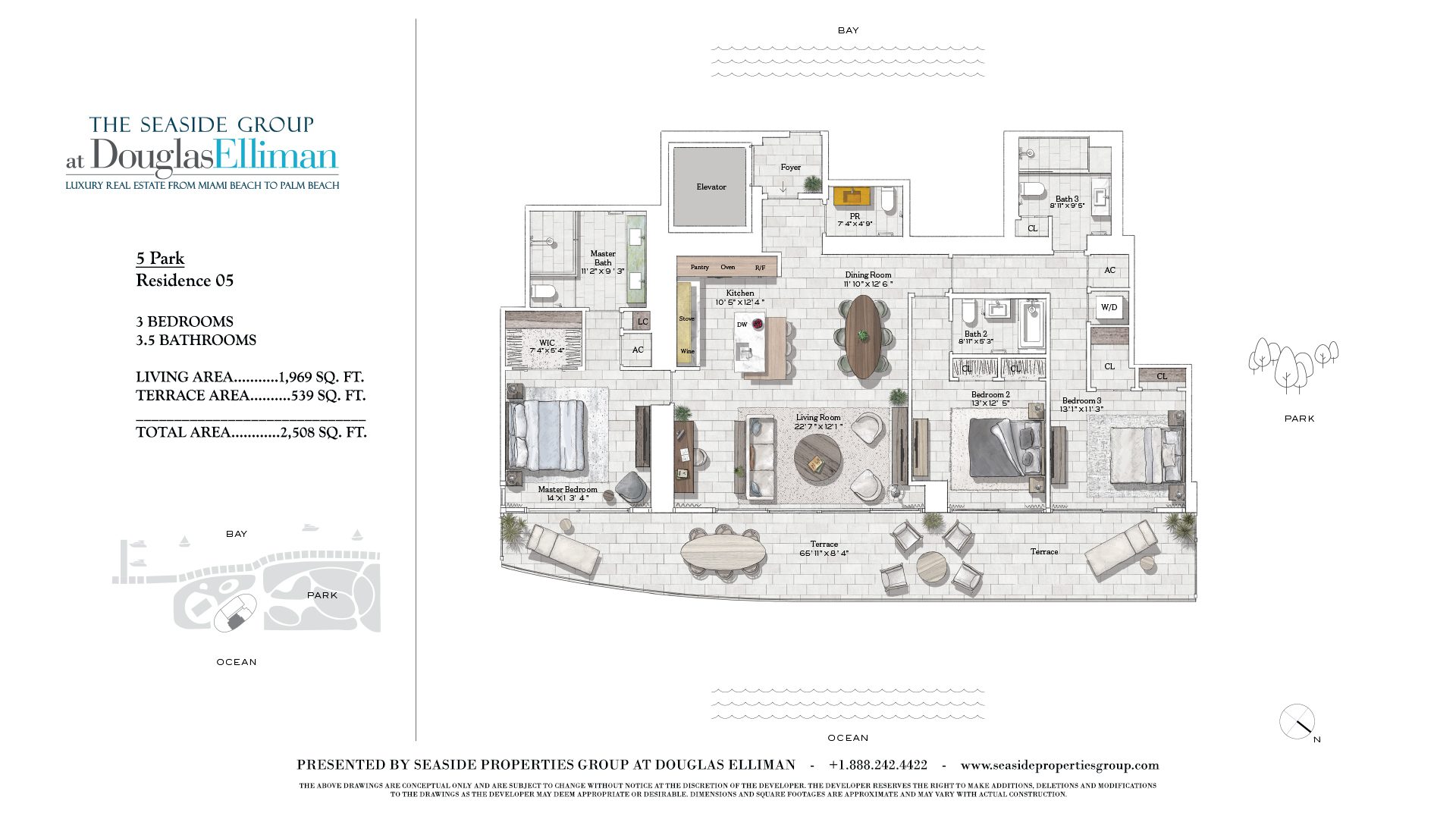 Floorplan for Residence 05 Five Park