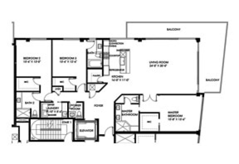 Click to View the Residence A3 Floorplan