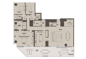 Click to View the Residence B1 East Floorplan