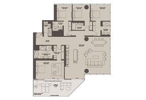 Click to View the Residence C1 East Floorplan