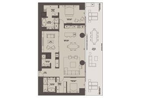 Click to View the Residence E1 West Floorplan