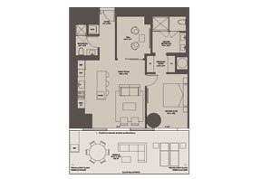 Click to View the Residence F1 East Floorplan
