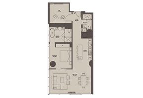 Click to View the Residence F3A West Floorplan