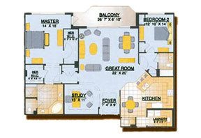 Click to View the Bellissimo Model Floorplan.