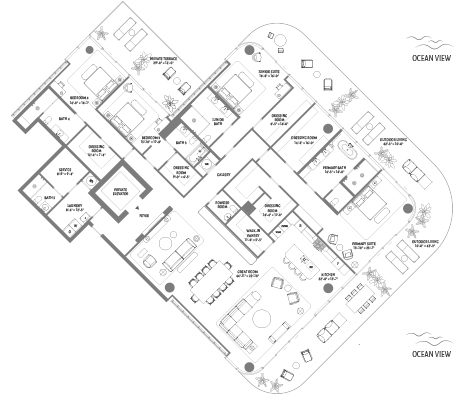 Thumbnail Floorplan for Residence 01 The Perigon