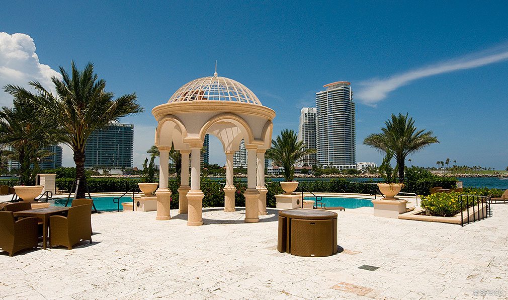 Pool at Fisher Island, Luxury Oceanfront Condos Located at One Fisher Island Dr, Fisher Island, FL 33109