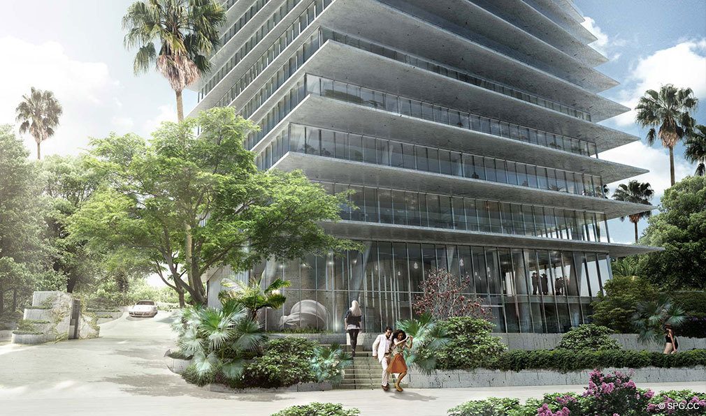 Grounds at Grove at Grand Bay, Luxury Waterfront Condominiums at 2669 South Bayshore Dr, Miami, FL 33133